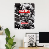 Workout Motivierend Poster (Heimbüro)