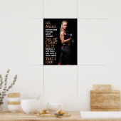 Workout Motivierend Poster (Küche)