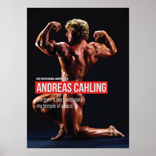 Workout Motivierend Poster (Vorne)