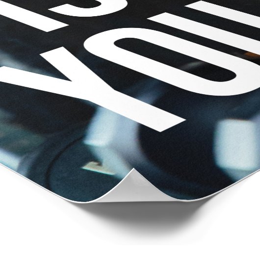 Workout Motivierend Poster (Ecke)