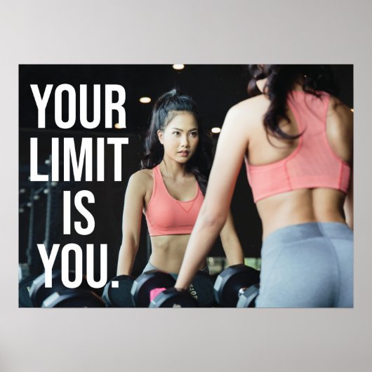 Workout Motivierend Poster (Vorne)