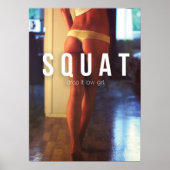 Workout Motivierend Poster (Vorne)