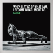 Workout Motivierend Poster (Vorne)