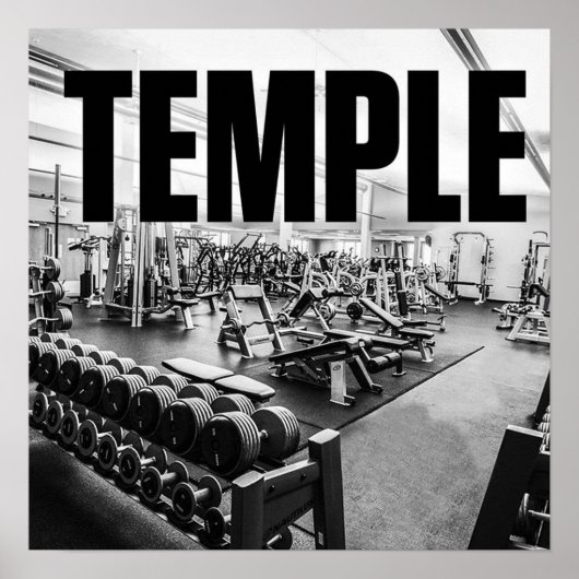 Workout Motivierend Poster (Vorne)