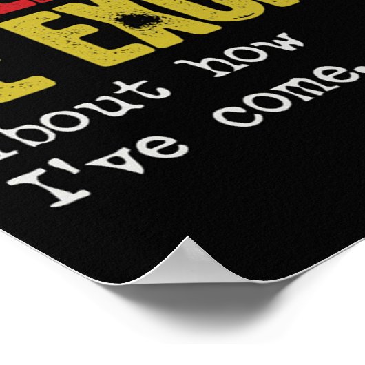 Workout Motivierend Poster (Ecke)