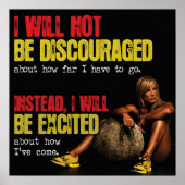 Workout Motivierend Poster (Vorne)