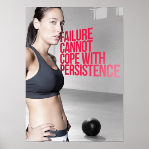 Workout motivierend poster
