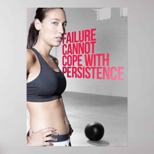 Workout Motivierend Poster (Vorne)
