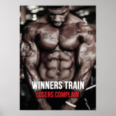 Workout Motivierend Poster (Vorne)