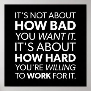 Workout Motivierend Poster