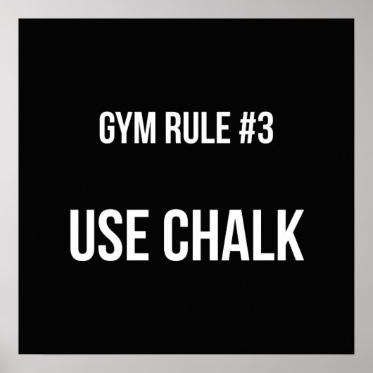 Workout Motivierend Poster (Vorne)