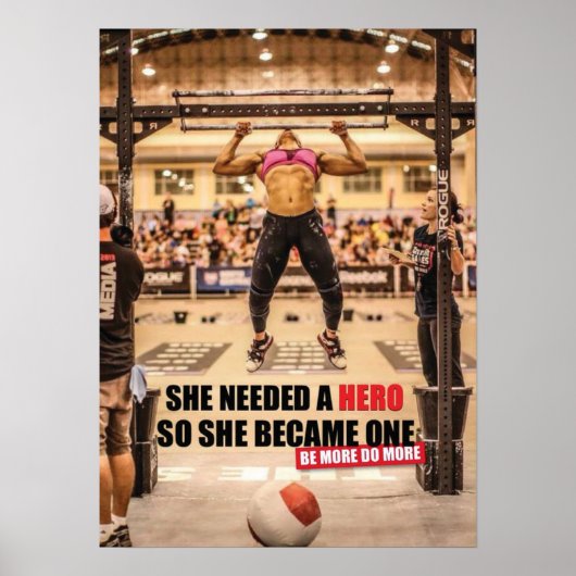 Workout Motivierend Poster (Vorne)