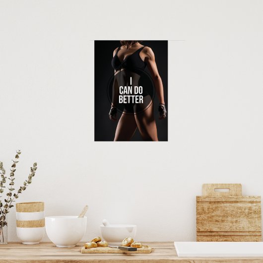 Workout Motivierend Poster (Küche)