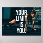 Workout Motivierend Poster (Vorne)