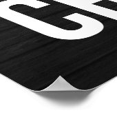 Workout Motivierend Poster (Ecke)