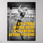 Workout Motivierend Poster (Vorne)