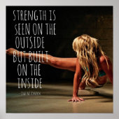 Workout Motivierend Poster (Vorne)