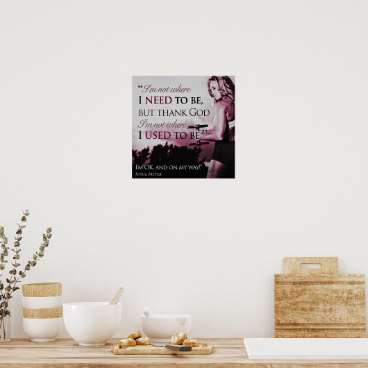 Workout Motivierend Poster (Küche)