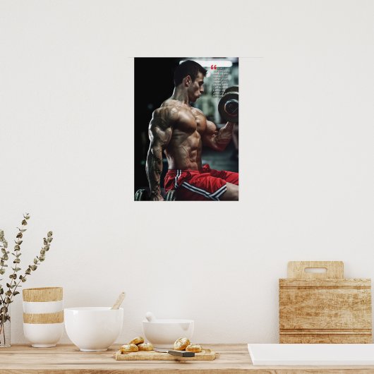 Workout Motivierend Poster (Küche)