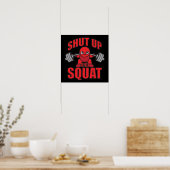 Workout Motivierend Poster (Küche)
