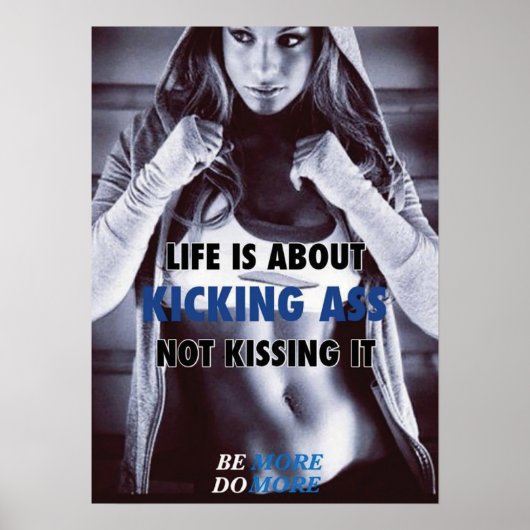 Workout Motivierend Poster (Vorne)