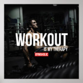 Workout Motivierend Poster (Vorne)