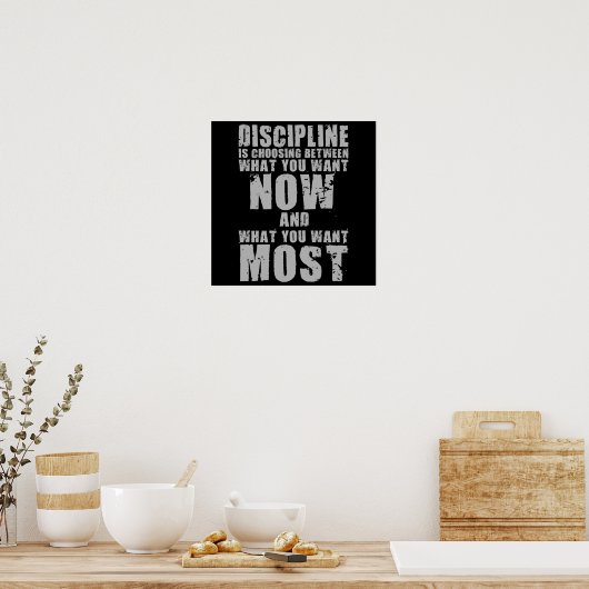 Workout Motivierend Poster (Küche)