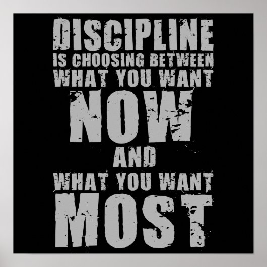 Workout Motivierend Poster (Vorne)