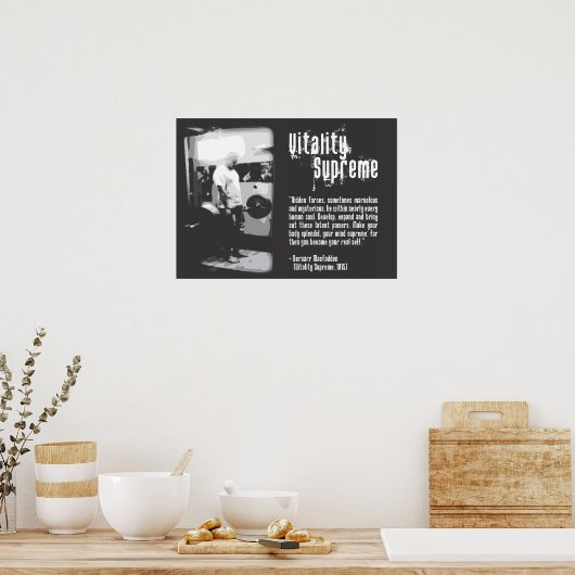 Workout Motivierend Poster (Küche)