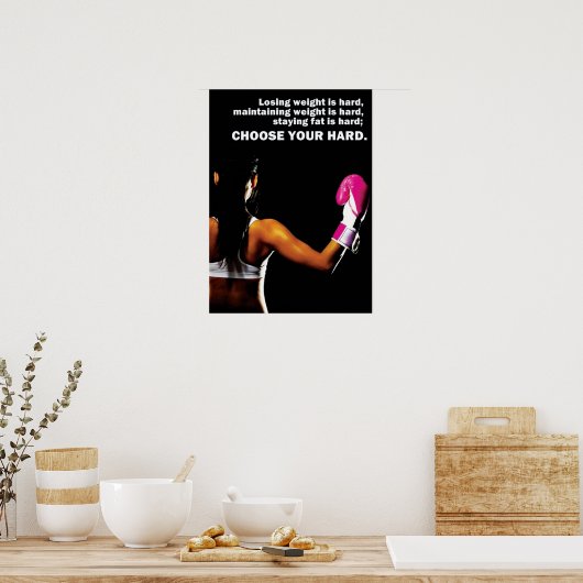 Workout Motivierend Poster (Küche)