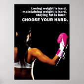 Workout Motivierend Poster (Vorne)