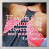 Workout Motivierend Poster (Vorne)