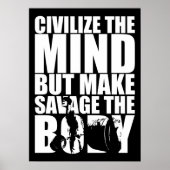 Workout Motivierend Poster (Vorne)