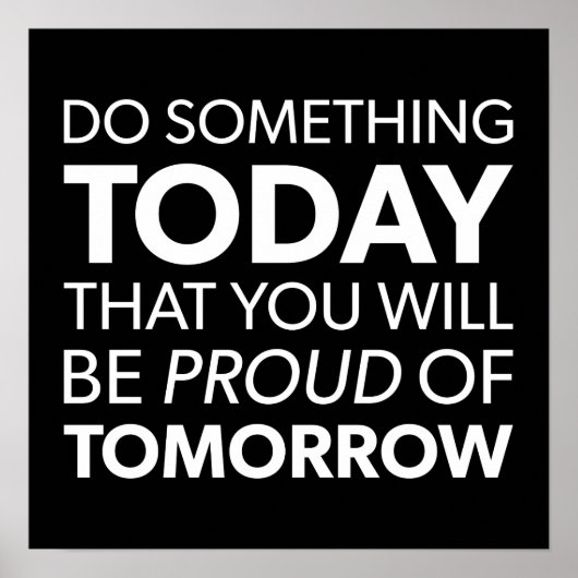 Workout Motivierend Poster (Vorne)