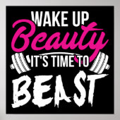 Workout Motivierend Poster (Vorne)