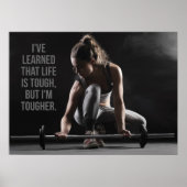 Workout Motivierend Poster (Vorne)