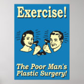 Workout Motivierend Poster (Vorne)