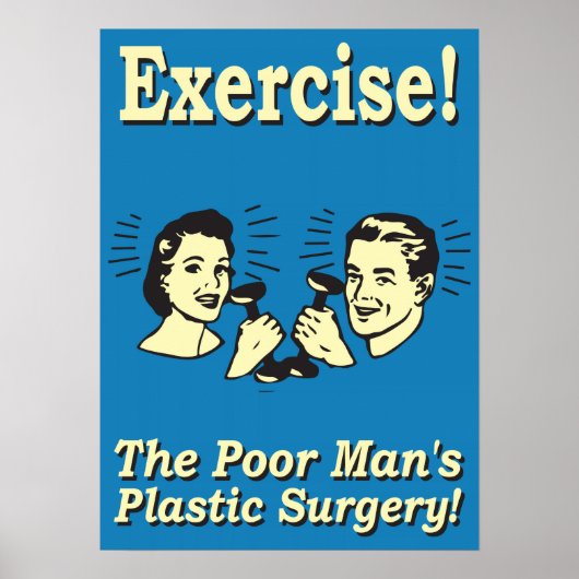 Workout Motivierend Poster (Vorne)