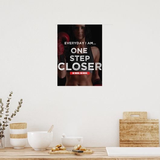 Workout Motivierend Poster (Küche)