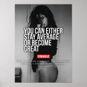 Workout Motivierend Poster (Vorne)