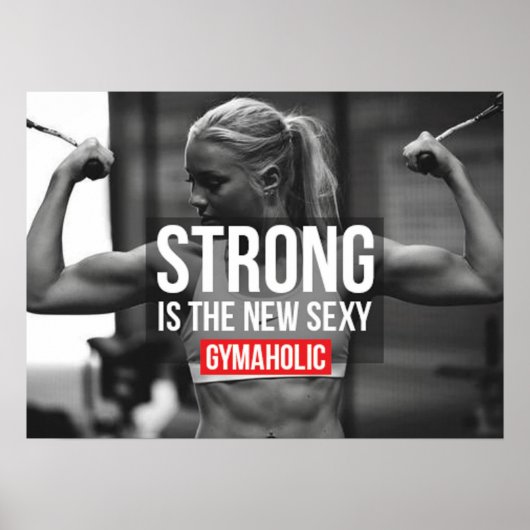 Workout Motivierend Poster (Vorne)
