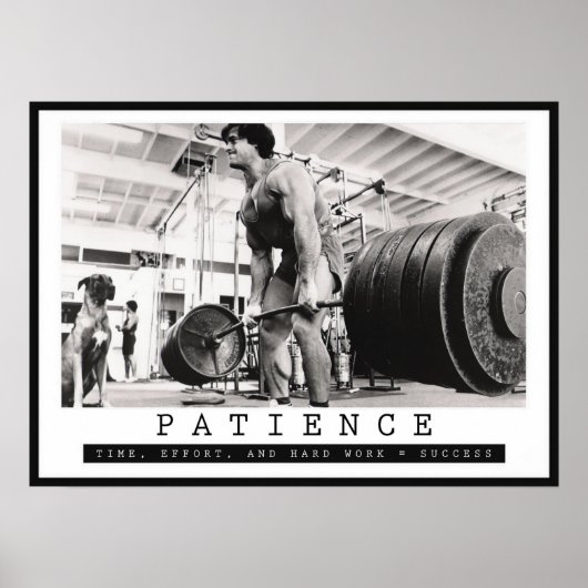 Workout Motivierend Poster (Vorne)