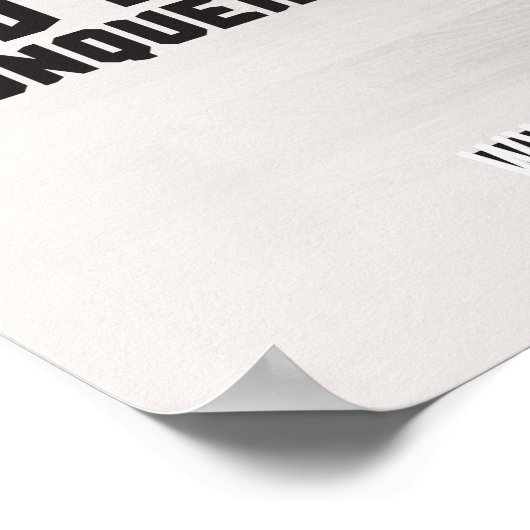 Workout Motivierend Poster (Ecke)