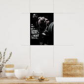 Workout Motivierend Poster (Küche)