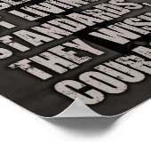 Workout Motivierend Poster (Ecke)