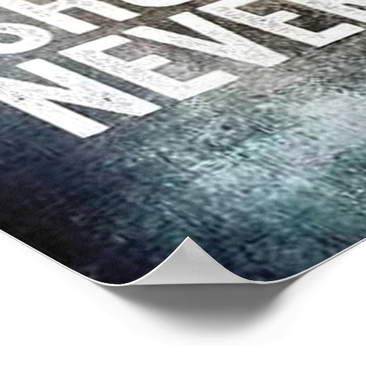 Workout Motivierend Poster (Ecke)