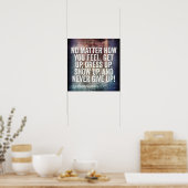 Workout Motivierend Poster (Küche)