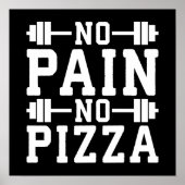 Workout Motivierend Poster (Vorne)