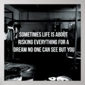 Workout Motivierend Poster (Vorne)