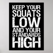 Workout Motivierend Poster (Vorne)